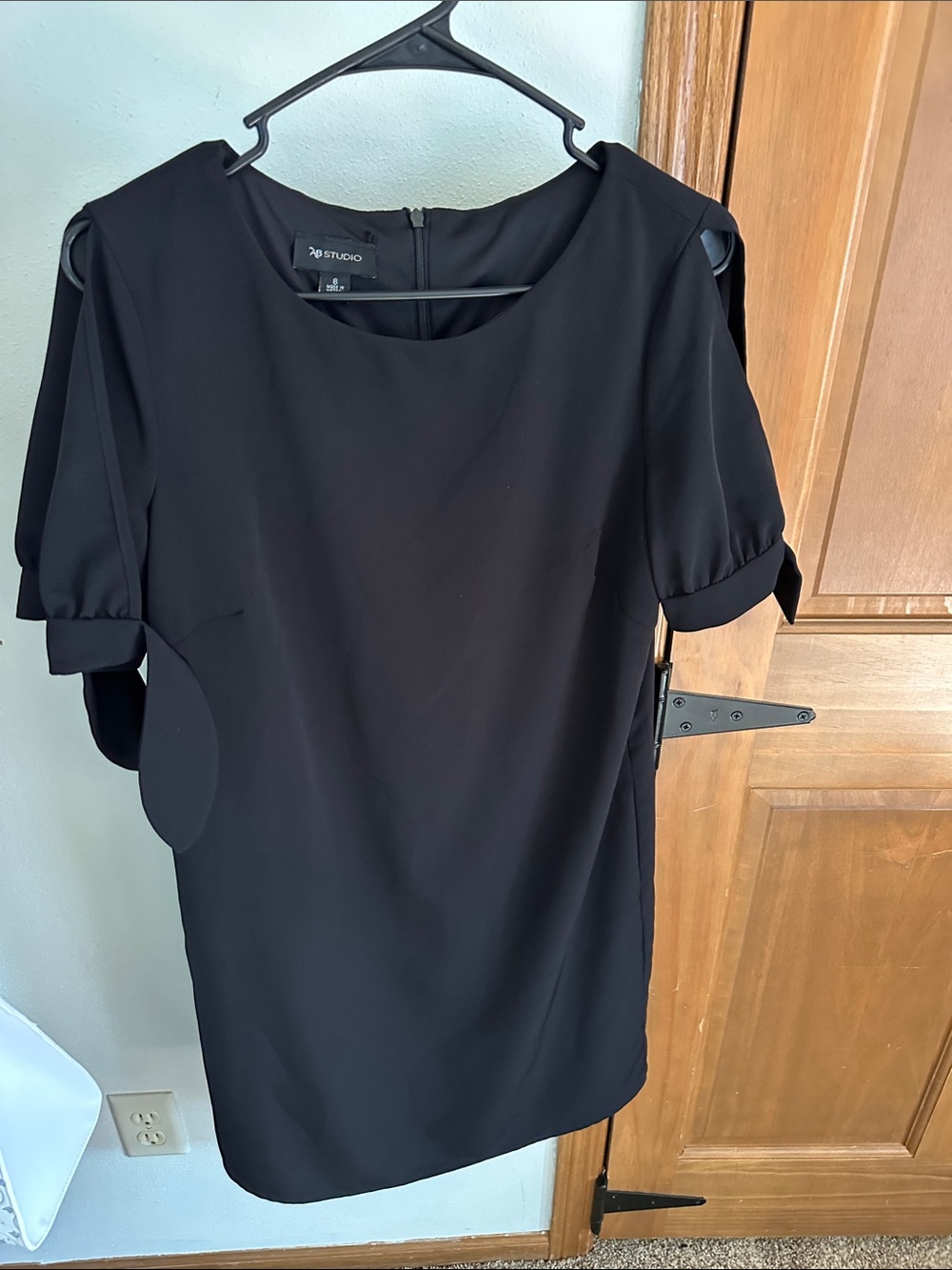 Studio Black Women’s Short Puff Sleeve Shift Tunic
